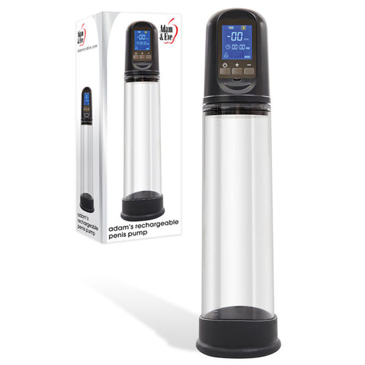 Adam & Eve Rechargeable Penis Pump - USB Rechargeable Powered Penis Pump-D797 8000