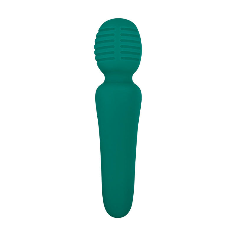 Adam & Eve Petite Private Pleasure Wand - Green 14.8 cm USB Rechargeable Massager Wand-E194 4500