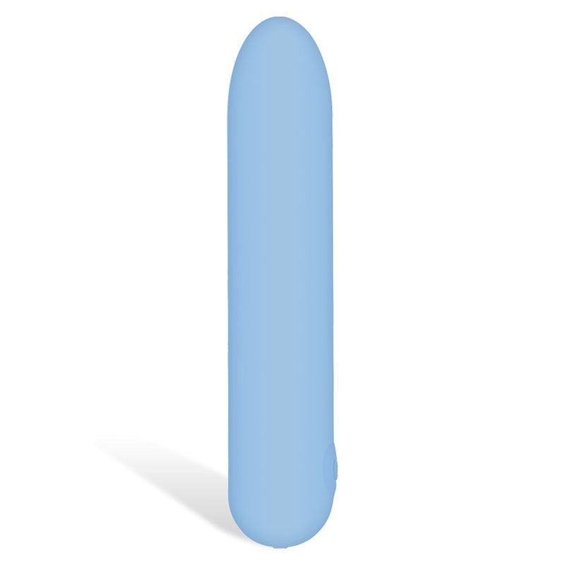 Adam & Eve Eves Silky Sensations Rechargeable Bullet - Blue 9.4 cm USB Rechargeable Bullet-E195 4000