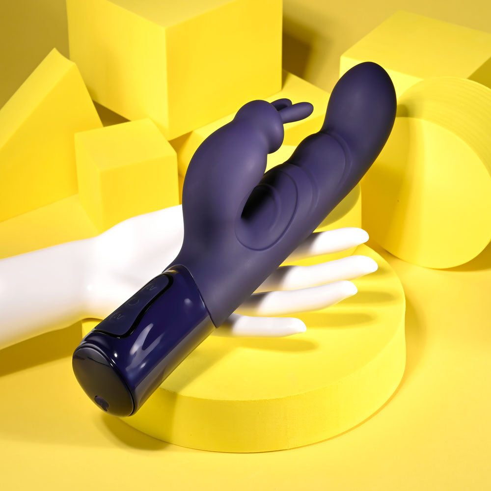 Evolved BIG DEAL - Purple 25.7 cm USB Rechargeable Rabbit Vibrator-EN-RS-6220-2