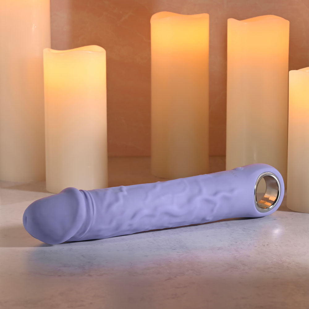 Evolved LARGE PURPLE FANTASY - Purple 21.8 cm USB Rechargeable Vibrator-EN-RS-6961-2