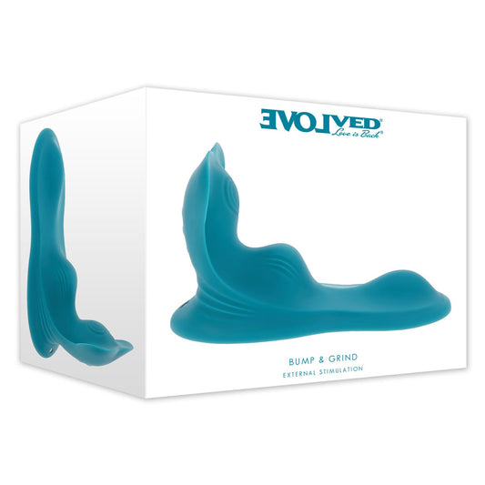 Evolved BUMP & GRIND - Blue USB Rechargeable Vibrating Grinder Pad - EN-RS-7708-2