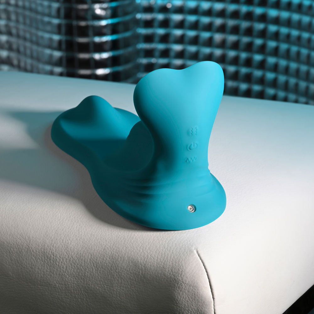 Evolved BUMP & GRIND - Blue USB Rechargeable Vibrating Grinder Pad - EN-RS-7708-2