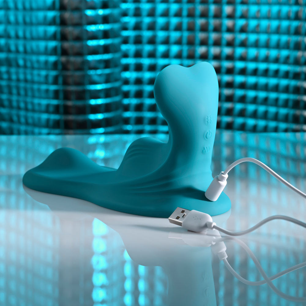 Evolved BUMP & GRIND - Blue USB Rechargeable Vibrating Grinder Pad - EN-RS-7708-2