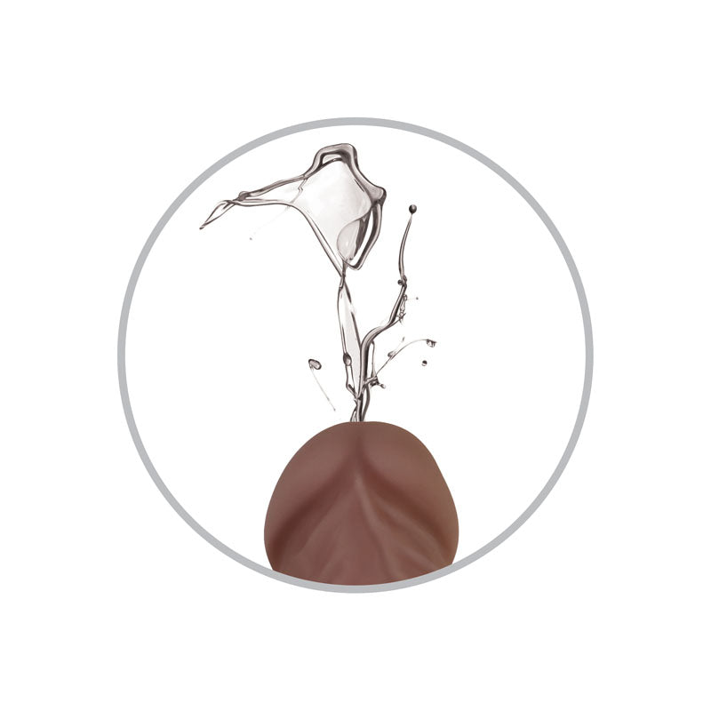 Evolved Big Shot - Brown - Brown 20.3 cm (8) USB Rechargeable Squirting Dong-EN-RS-8034-2
