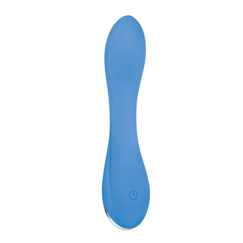 Evolved BLUE CRUSH - Blue 12 cm USB Rechargeable Mini Vibrator-EN-RS-9482-2