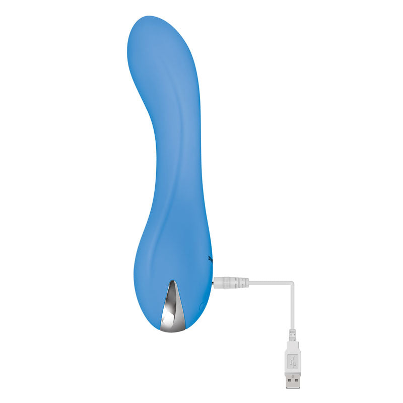 Evolved BLUE CRUSH - Blue 12 cm USB Rechargeable Mini Vibrator-EN-RS-9482-2