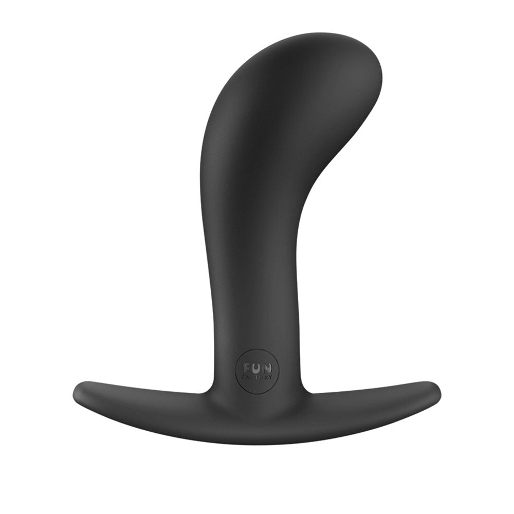 Fun Factory BOOTIE L Black - Black 10.9 cm Large Anal Plug-FF000952BK01