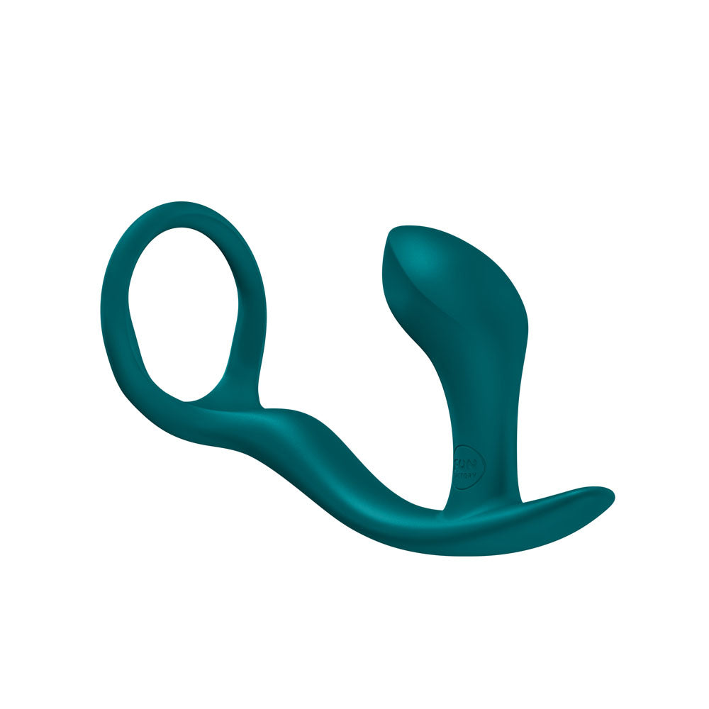 Fun Factory BOOTIE RING Bottle Green - Bottle Green 14.7 cm Anal Plug with Cock Ring-FF000955BT01