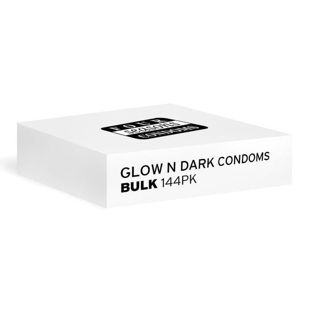 Four Seasons Glow N Dark Condoms - Bulk Box of 144 - FOR6001