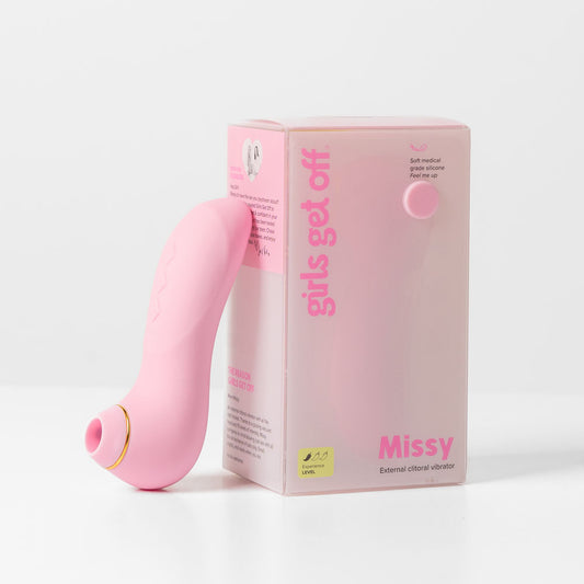 Girls Get Off - Missy - Pink USB Rechargeable Air Pulse Clitoral Stimulator