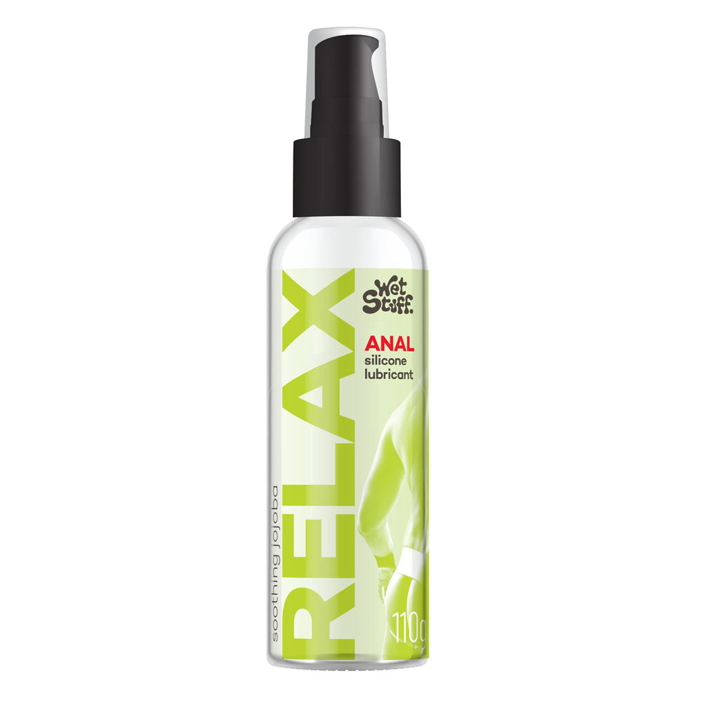 Wet Stuff Relax - 110g Pump - Anal Silicone Lubricant - 110 gram Pump Bottle-GW50301