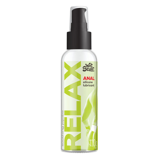 Wet Stuff Relax - 110g Pump - Anal Silicone Lubricant - 110 gram Pump Bottle-GW50301