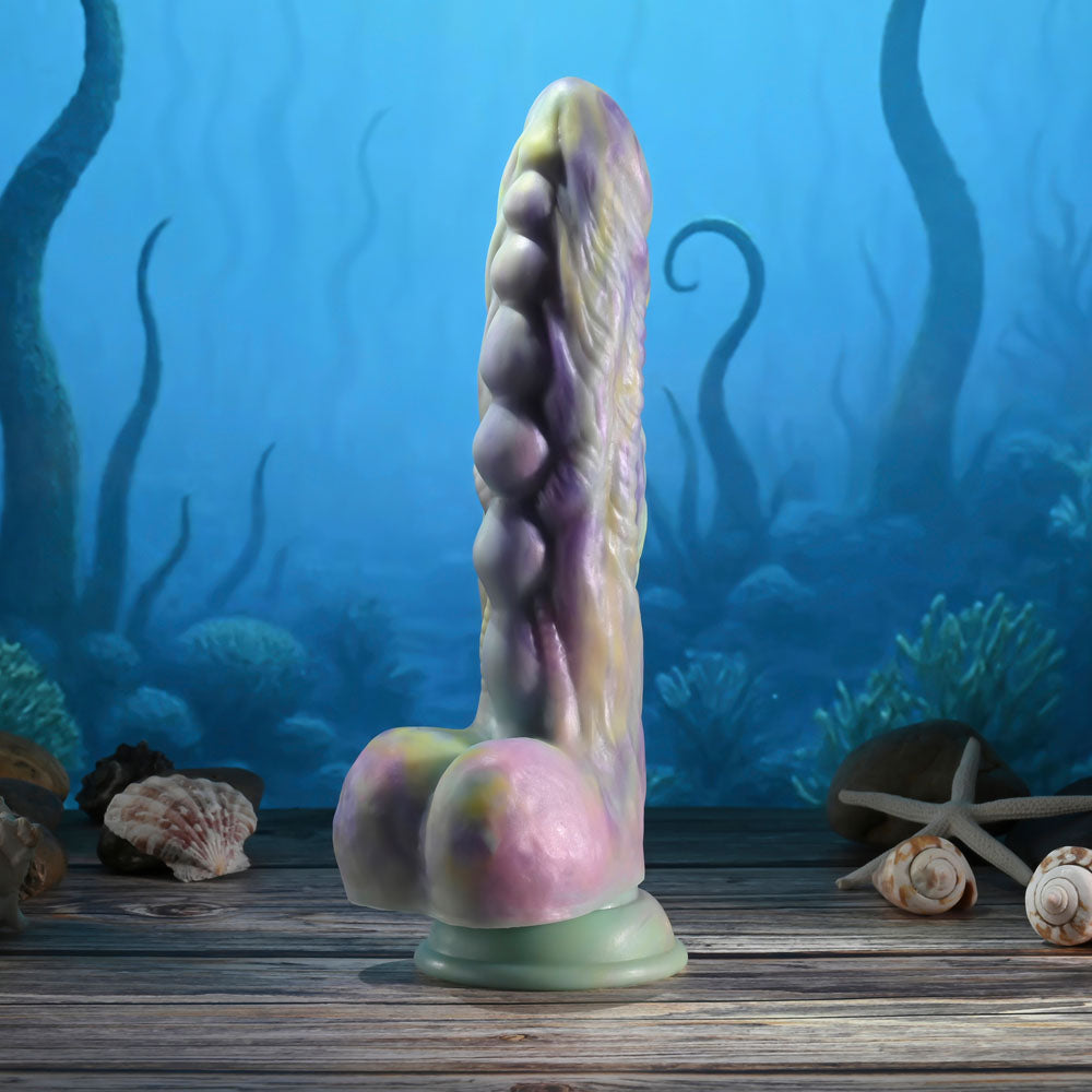 Gender X MONSTERS BALL - USB Rechargeable Vibrating and Thrusting Fantasy Dildo with Wireless Remote - GX-RD-7487-2