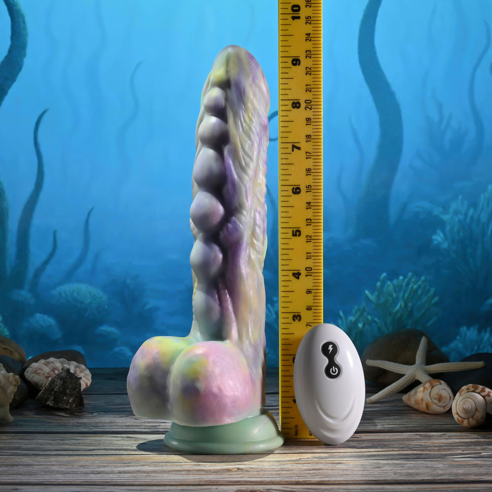 Gender X MONSTERS BALL - USB Rechargeable Vibrating and Thrusting Fantasy Dildo with Wireless Remote - GX-RD-7487-2