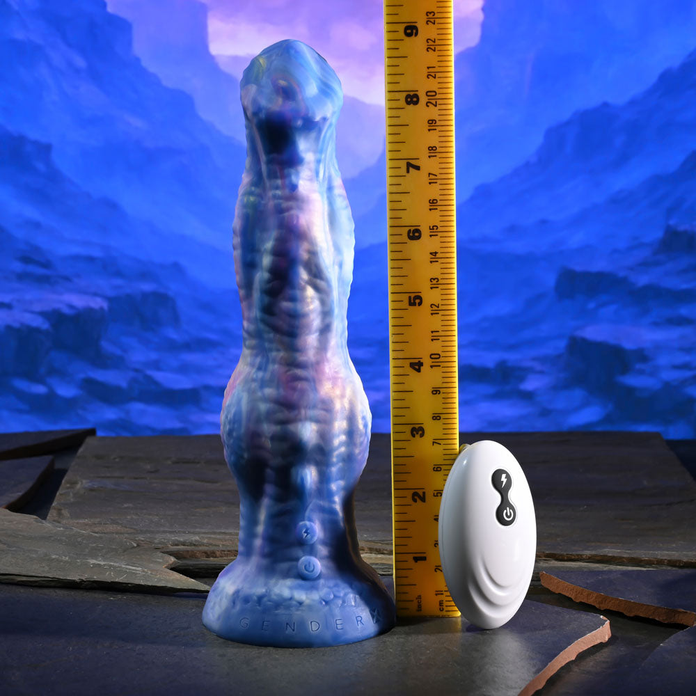 Gender X WILDEST DREAMS - USB Rechargeable Vibrating and Thrusting Fantasy Dildo with Wireless Remote - GX-RD-7494-2
