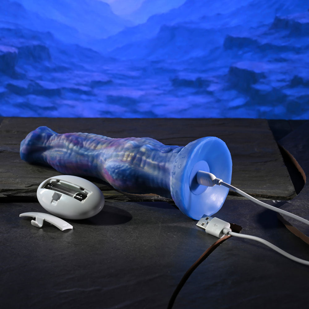 Gender X WILDEST DREAMS - USB Rechargeable Vibrating and Thrusting Fantasy Dildo with Wireless Remote - GX-RD-7494-2