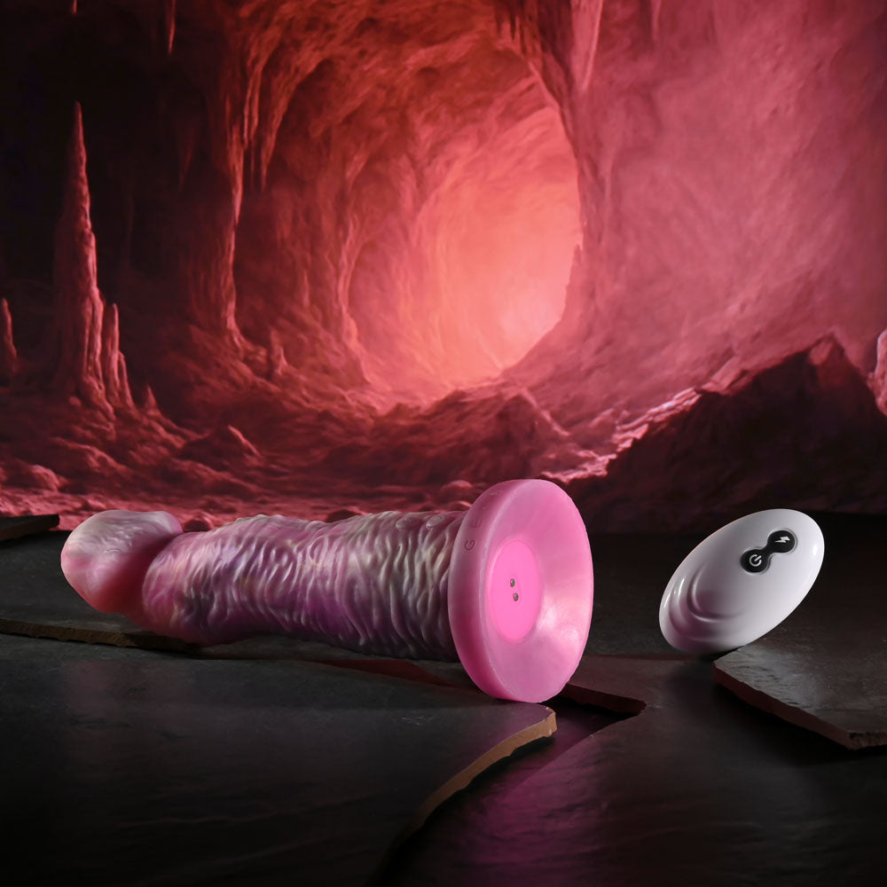 Gender X WHIMSICAL - Pink USB Rechargeable Vibrating Fantasy Dildo with Wireless Remote - GX-RD-7517-2