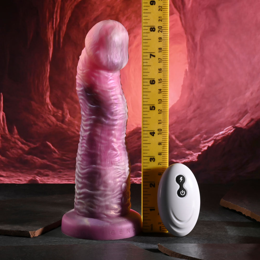 Gender X WHIMSICAL - Pink USB Rechargeable Vibrating Fantasy Dildo with Wireless Remote - GX-RD-7517-2