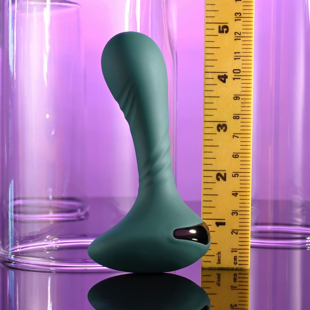 Gender X GOES ANYWHERE - Green 12.4 cm USB Rechargeable Vibrator-GX-RS-5018-2