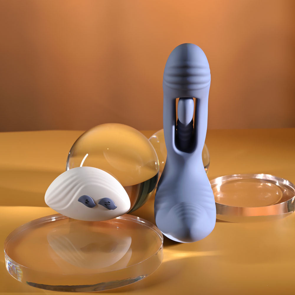 Gender X FLAPJACK - Blue USB Rechargeable Flapping Vibrator - GX-RS-7333-2