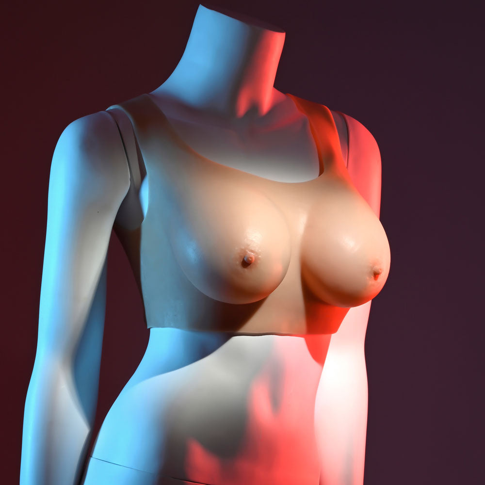 Gender X UNDERGARMENTS - PLATE C-CUP - Light - Flesh Wearable Breasts - C-Cup Size-GX-WR-3984-2