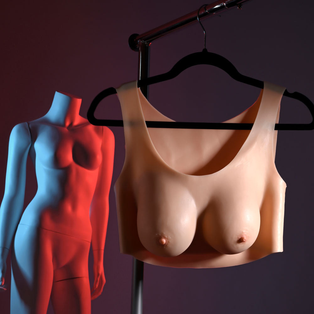 Gender X UNDERGARMENTS - PLATE C-CUP - Light - Flesh Wearable Breasts - C-Cup Size-GX-WR-3984-2