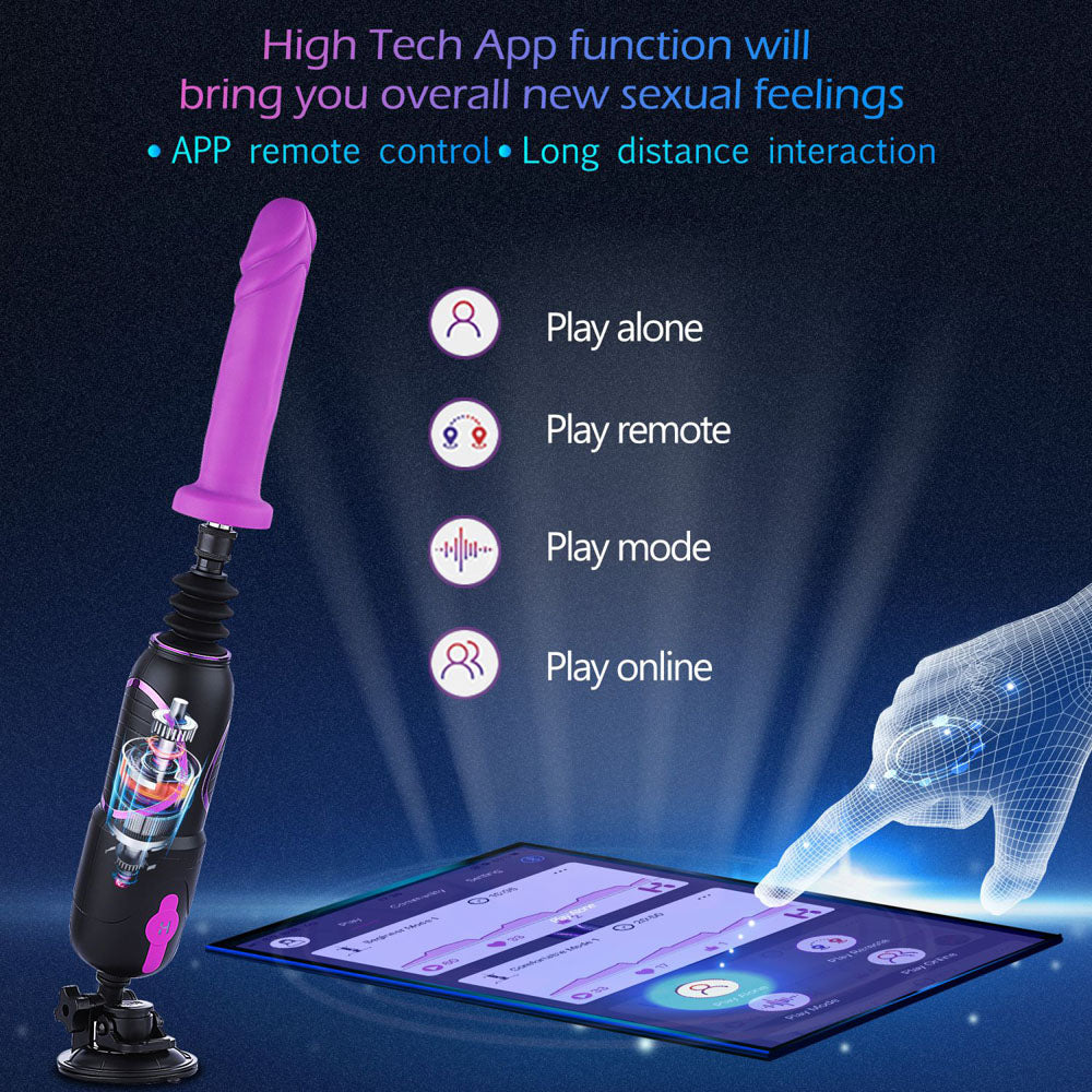 Hismith Pro Traveler 2.0 - Mains Powered Portable Sex Machine with App Control and Remote - HS18-APP