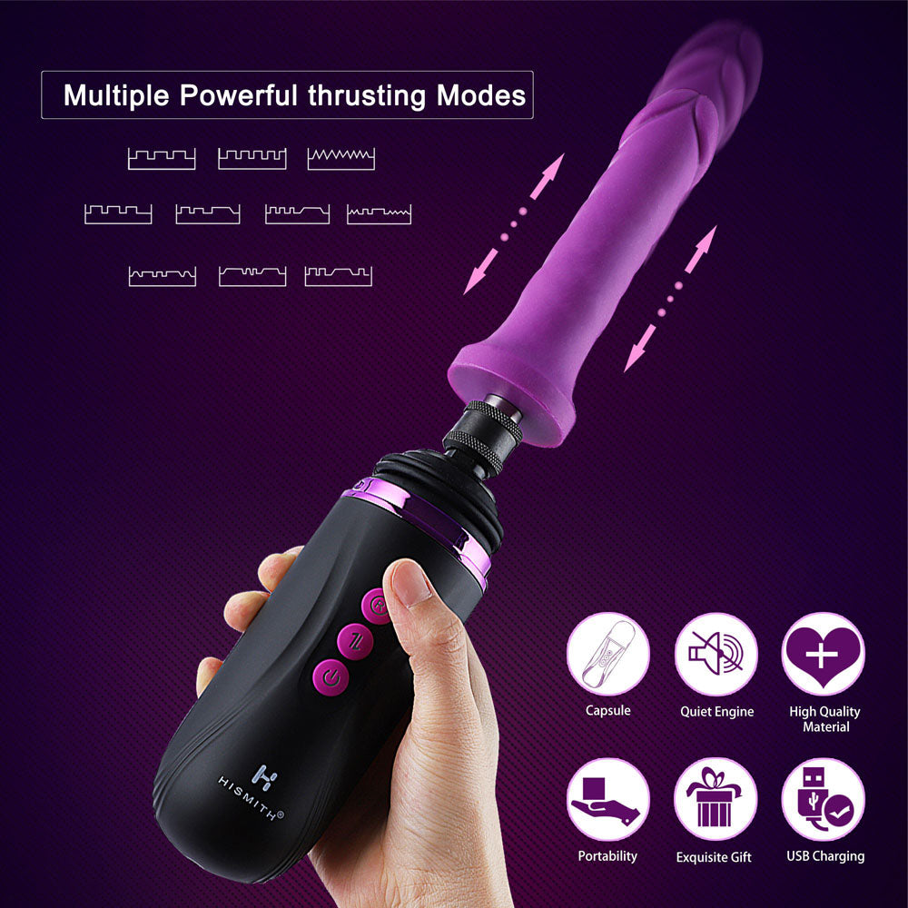 Hismith Capsule - Rechargeable Portable Sex Machine with App Control - HS19-APP