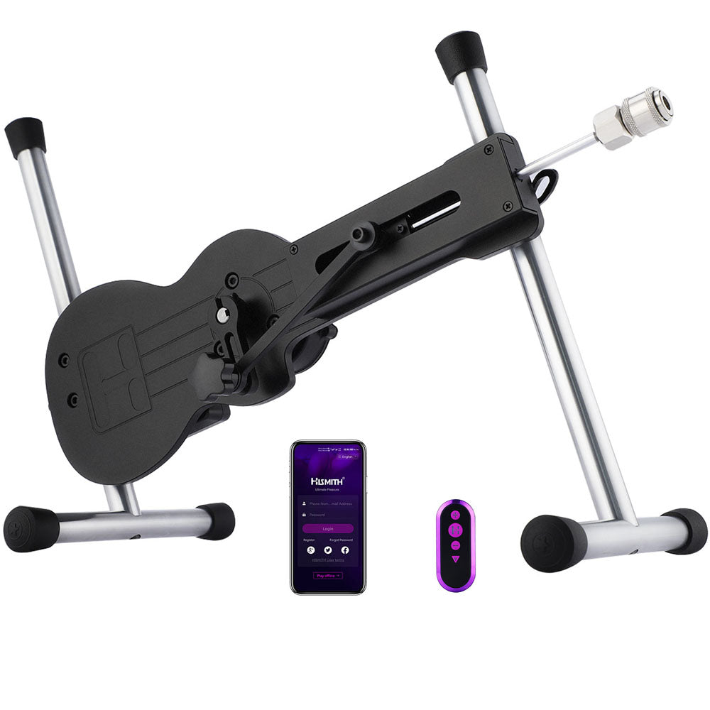 Hismith Mini Pro - Black Mains Powered Sex Machine with App Control and Remote - HS25-APP