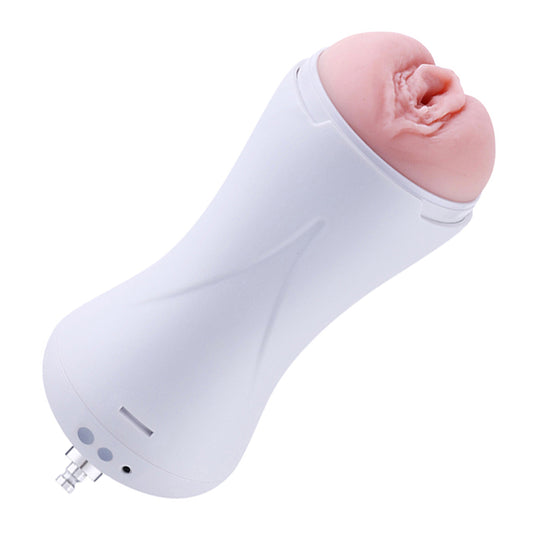 Hismith Vibrating Vagina Stroker Machine Attachment - USB Rechargeable Vibrating Vagina Stroker for Hismith Sex Machines - HSA15