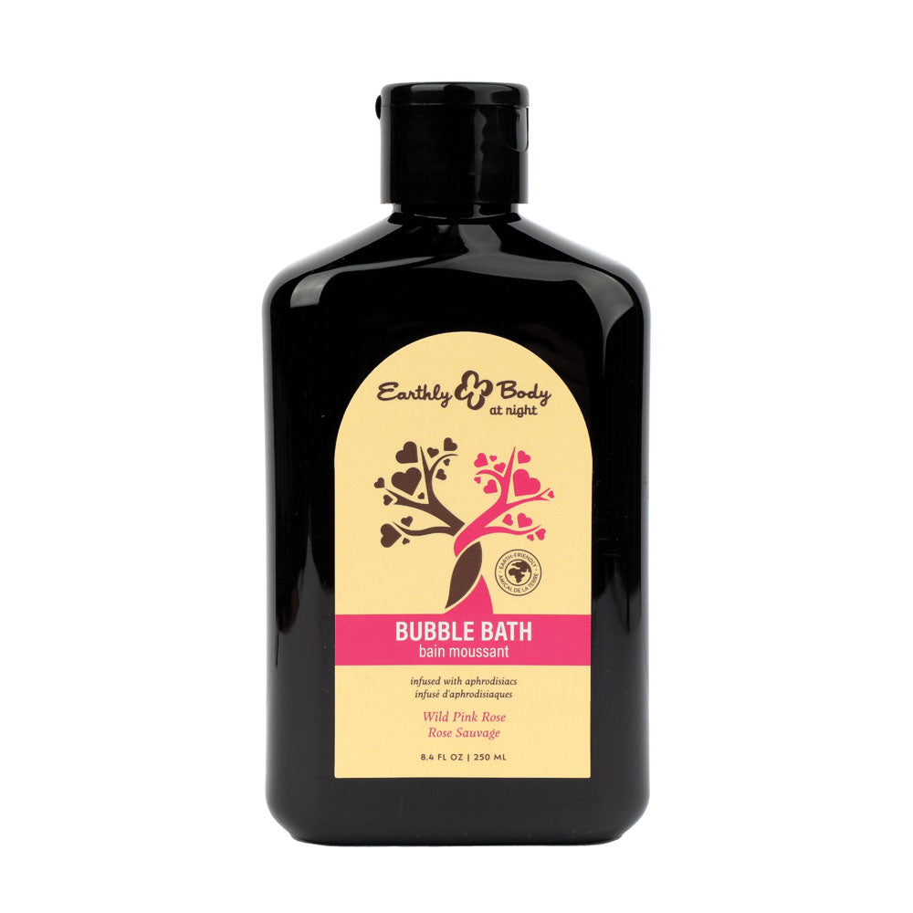 EB Hemp Seed Bubble Bath WILD PINK ROSE - 250 ml - Wild Pink Rose Scented Bubble Bath  - 250 ml Bottle-HSBNBB832