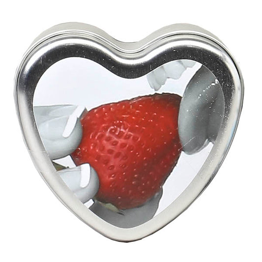 Edible Massage Candle - Strawberry Flavoured - 113 g-HSCK003