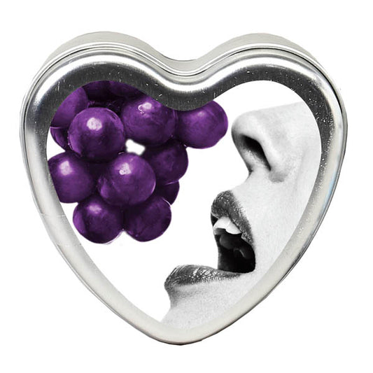 Edible Massage Candle - Grape Flavoured - 113 g-HSCK007