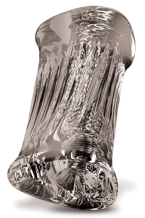 Adam & Eve Adams 3-Way Stroker - Clear Triple Hole Stroker-I476 8100