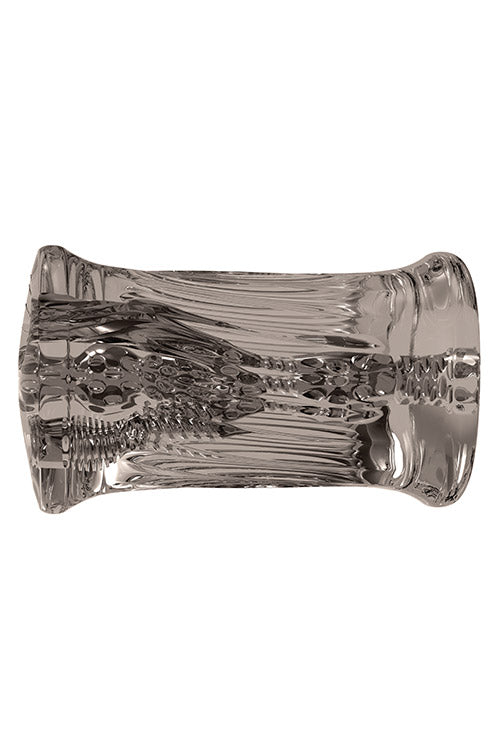 Adam & Eve Adams 3-Way Stroker - Clear Triple Hole Stroker-I476 8100