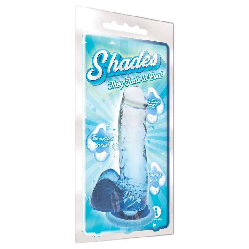 Shades 7 Jelly TPR Dong - Blue 17.8 cm Dong-IC1302-3