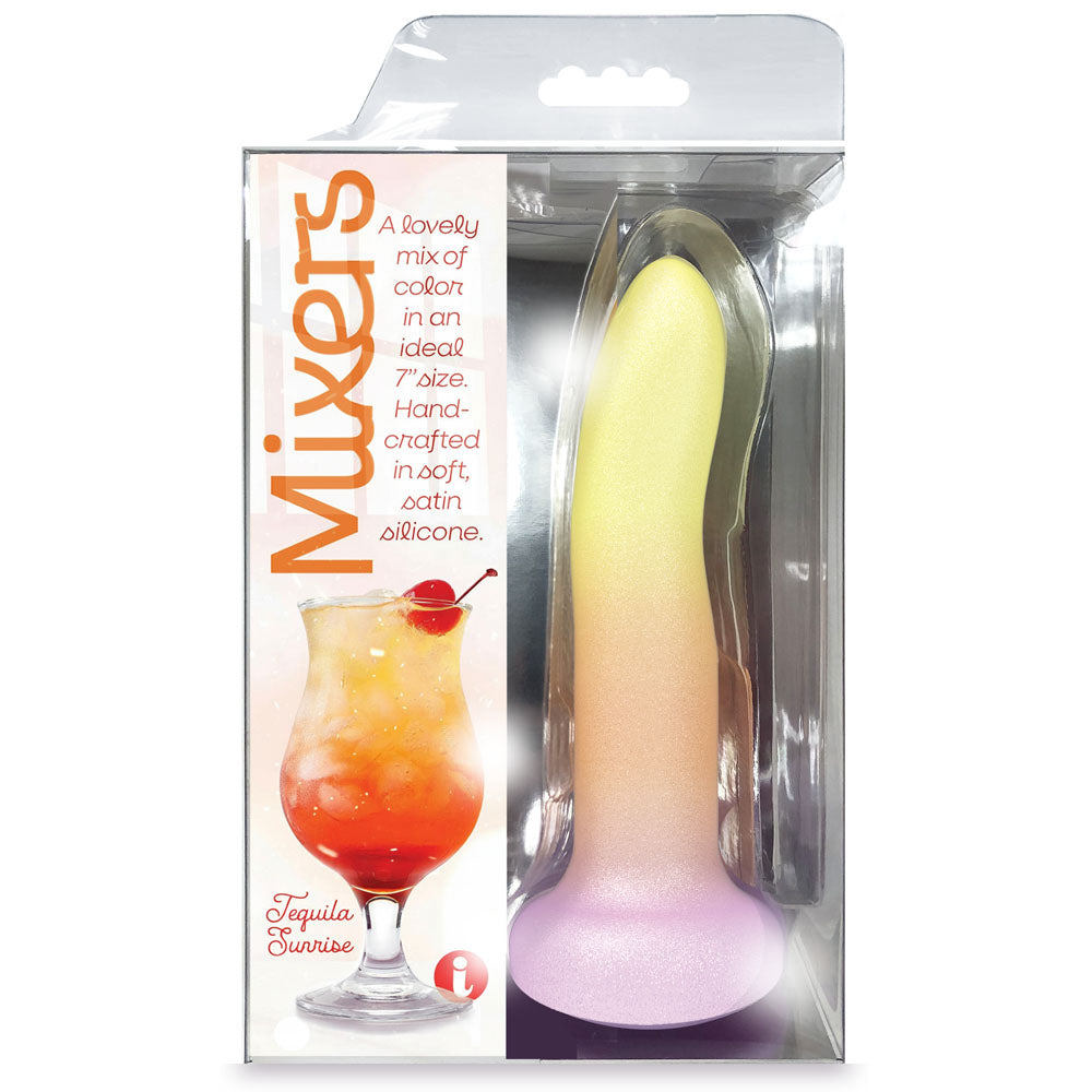 Mixers Tequila Sunrise - Orange/Yellow 20.3 cm Dildo - IC1329