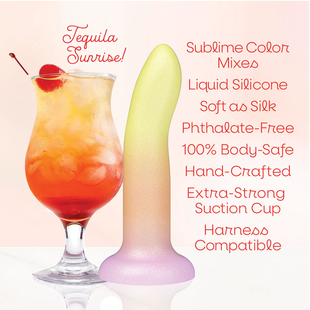 Mixers Tequila Sunrise - Orange/Yellow 20.3 cm Dildo - IC1329