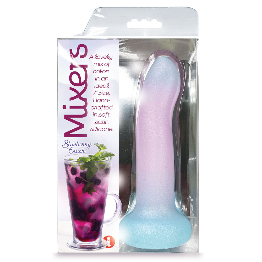 Mixers Blueberry Crush - Blue/Pink 20.3 cm Dildo - IC1331