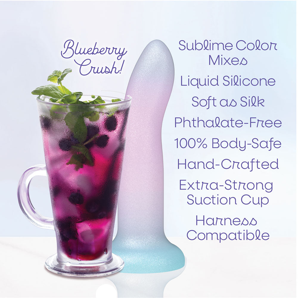 Mixers Blueberry Crush - Blue/Pink 20.3 cm Dildo - IC1331