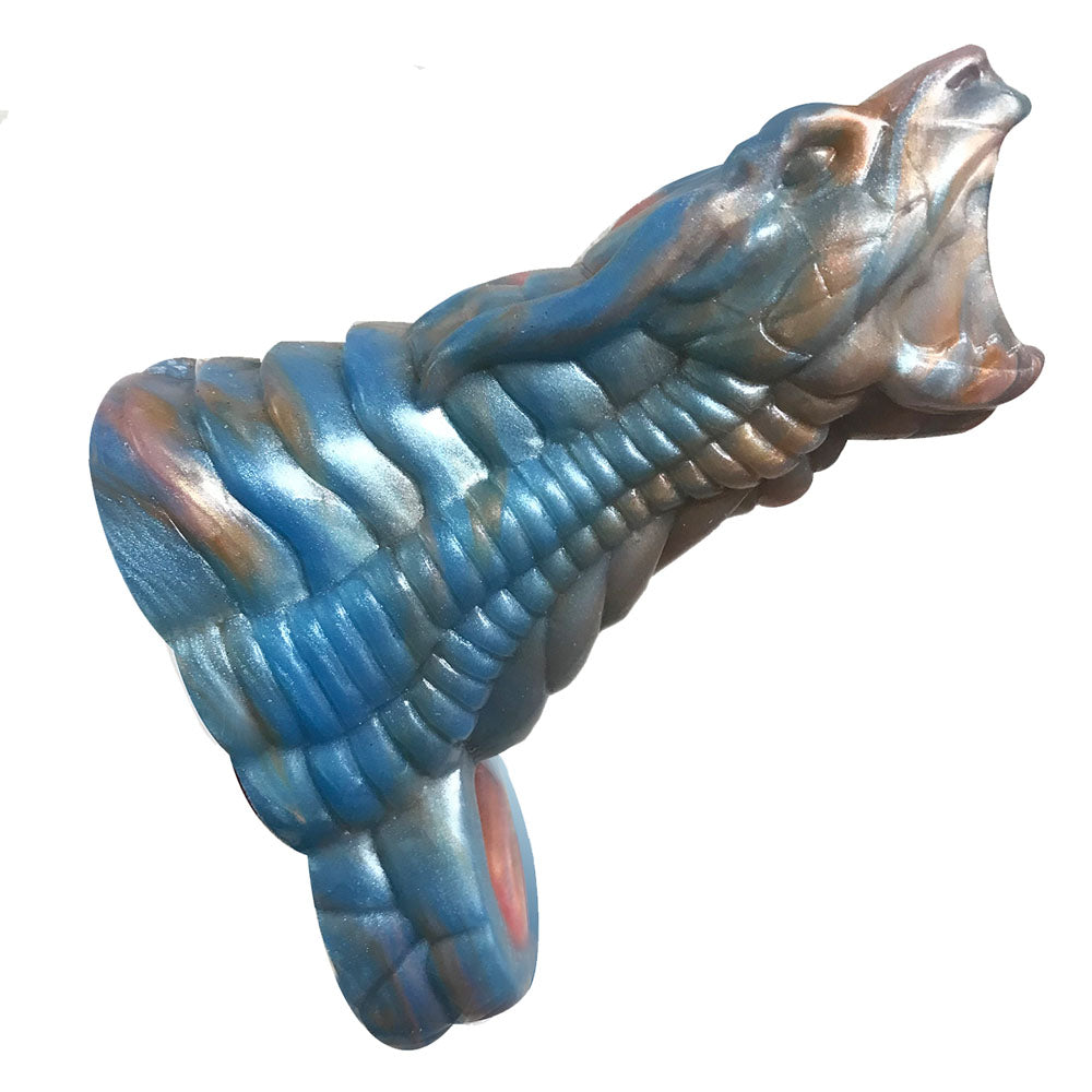 Alien Nation - Gila - Blue/Gold 14 cm Penis Sheath-IC1368