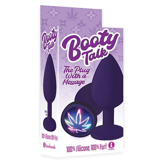 Ever heard of a ''message in a bottle?'' How about a message in a booty? It's Icon's Booty Talk'' silicone butt plugs