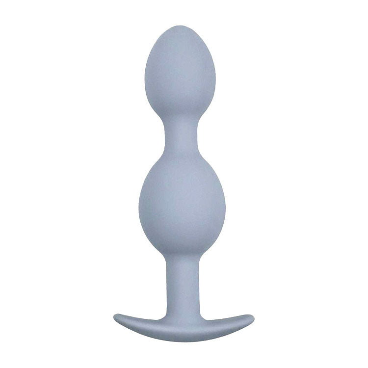 Adam & Eve VIBRA-BALL TRIO - Grey Weighted Anal Training Set - Set of 3 Plugs-J550 8500