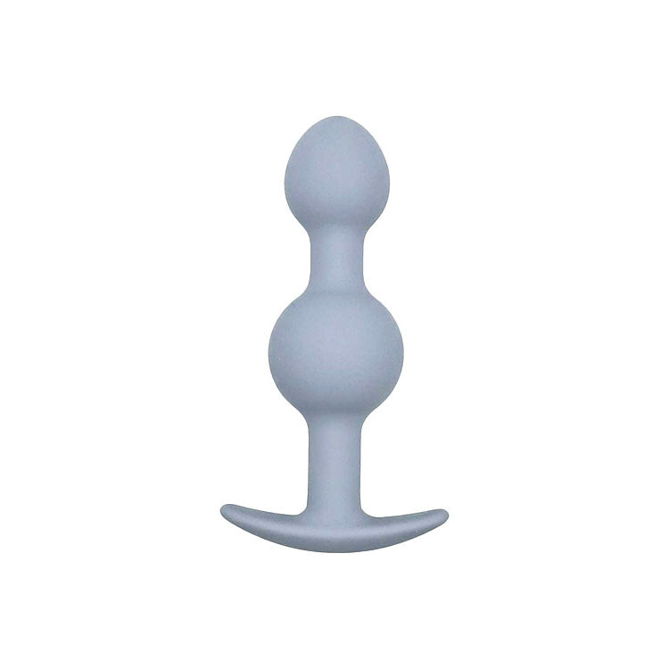 Adam & Eve VIBRA-BALL TRIO - Grey Weighted Anal Training Set - Set of 3 Plugs-J550 8500