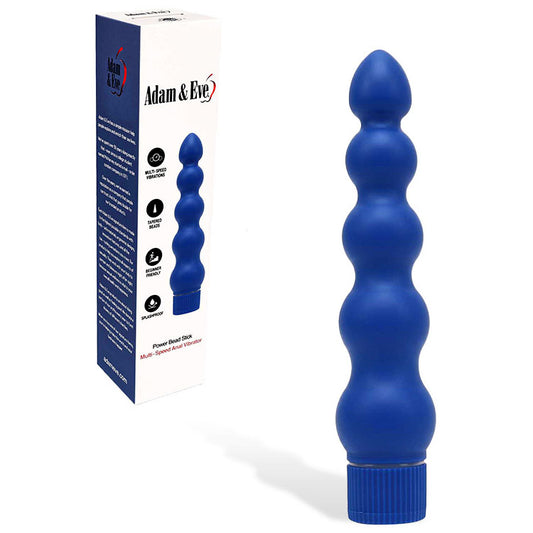 Adam & Eve POWER BEAD STICK - Blue 19 cm Vibrator-J596 4100