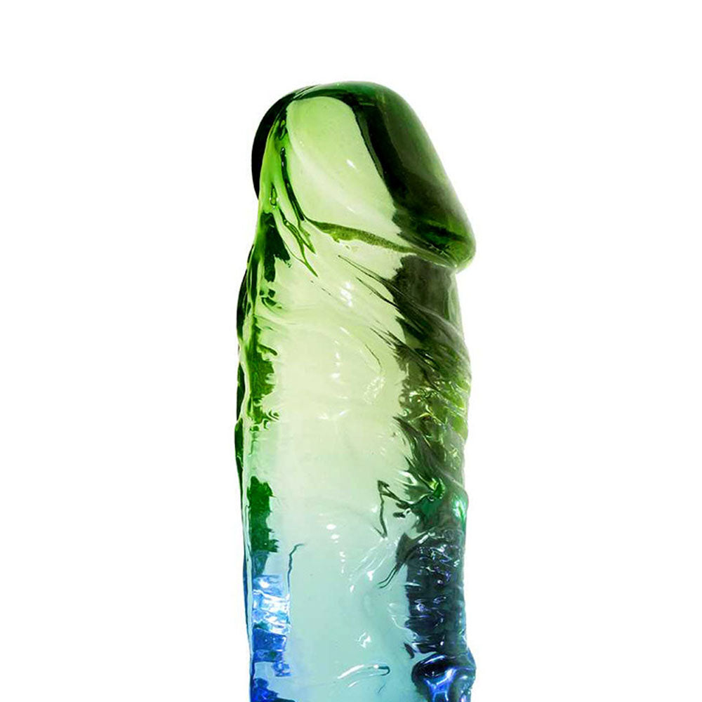 Adam & Eve SENSUAL SEASIDE 8.5 Dildo - Blue/Green 21.5 cm Dildo-J666 9084
