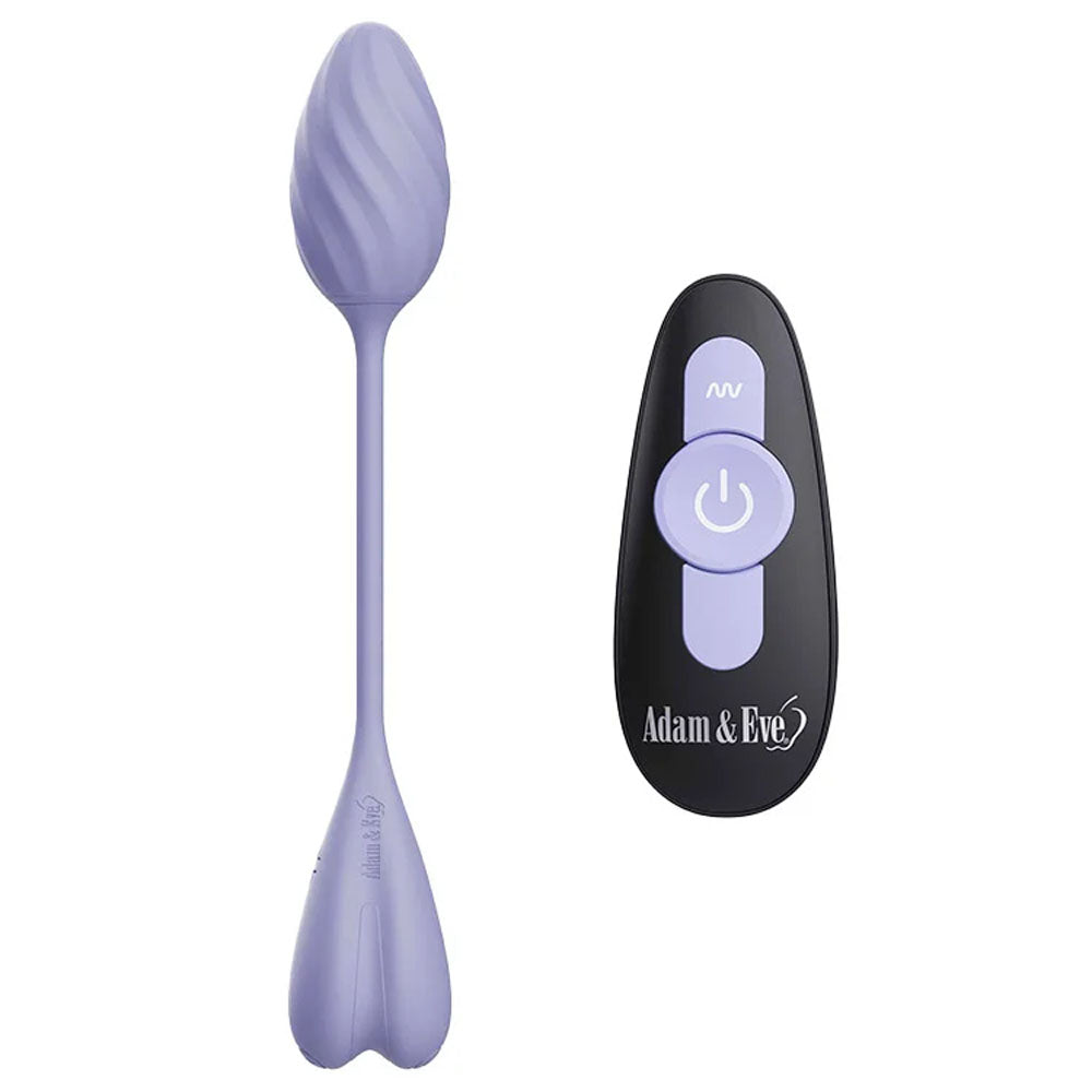 Adam & Eve SPIRAL LOVE Wearable Egg - Purple USB Rechargeable Wearable Vibrating Egg with Wireless Remote-L075 6900