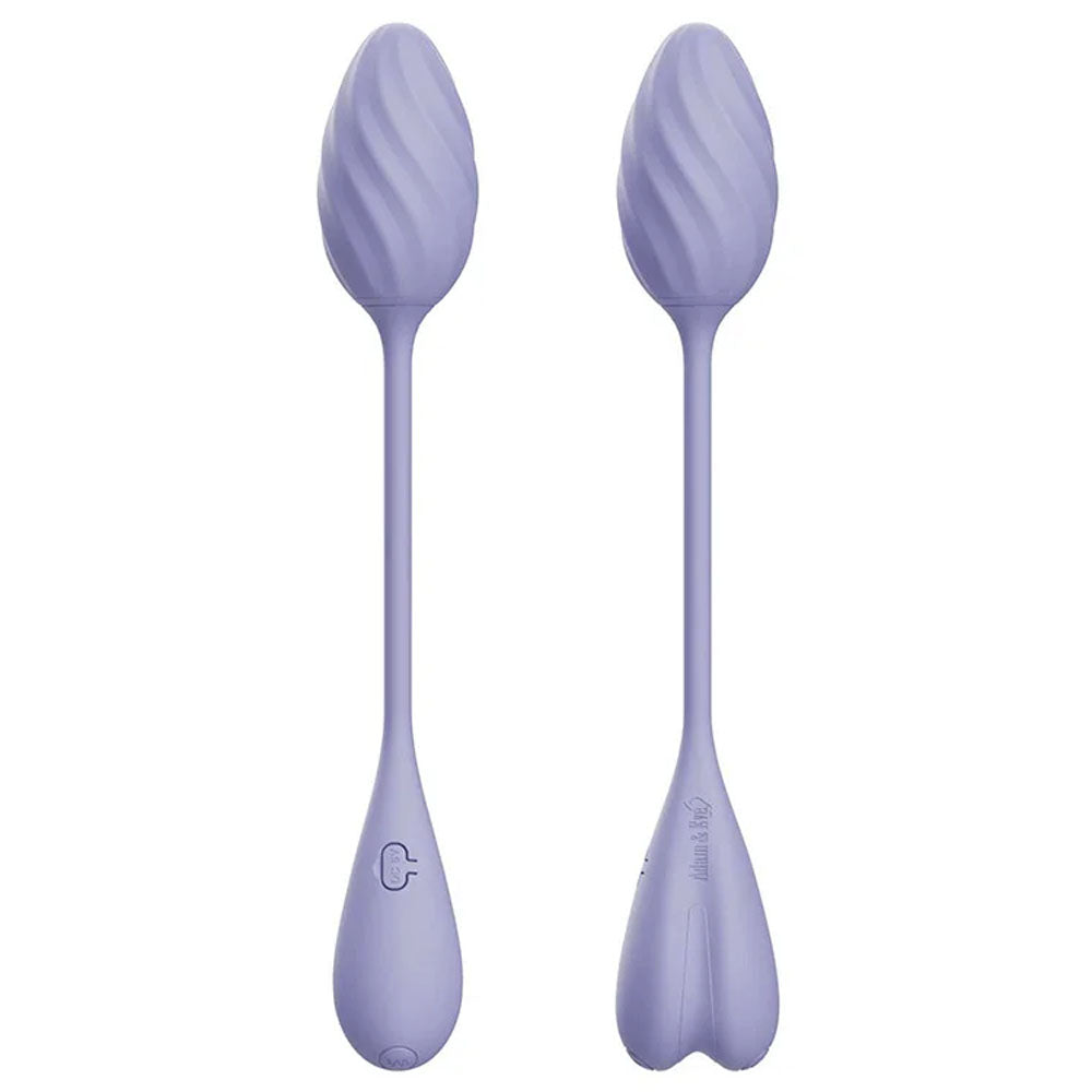 Adam & Eve SPIRAL LOVE Wearable Egg - Purple USB Rechargeable Wearable Vibrating Egg with Wireless Remote-L075 6900