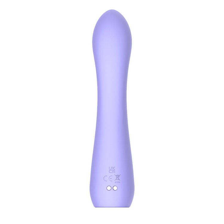 Adam & Eve GROOVY GLOW-UPS Wavie - Purple 16.5 cm USB Rechargeable Rabbit Vibrator - L183 2900